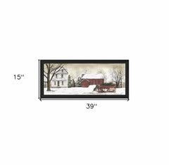 Christmas Trees for Sale 5 Black Framed Print Wall Art - Homeroots