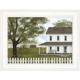 GREEN GREEN GRASS OF HOME 3 White Framed Print Wall Art - Homeroots