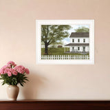 GREEN GREEN GRASS OF HOME 3 White Framed Print Wall Art - Homeroots - Flyclothing LLC
