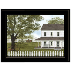 GREEN GREEN GRASS OF HOME 4 Black Framed Print Wall Art - Homeroots
