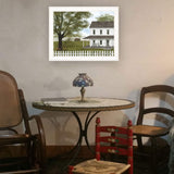 Green Green Grass of Home 1 White Framed Print Wall Art - Homeroots - Flyclothing LLC