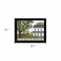 Green Green Grass of Home 2 Black Framed Print Wall Art - Homeroots