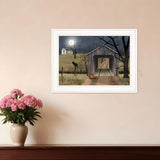 Sleepy Hollow Bridge 1 White Framed Print Wall Art - Homeroots