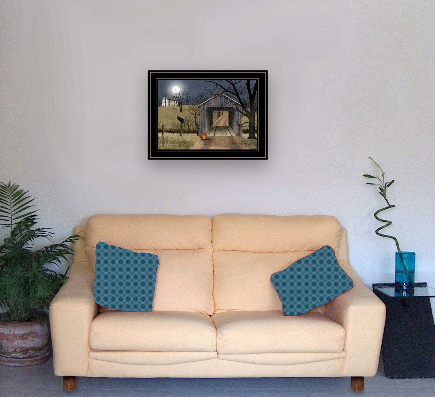 Sleepy Hollow Bridge 2 Black Framed Print Wall Art - Homeroots - Flyclothing LLC