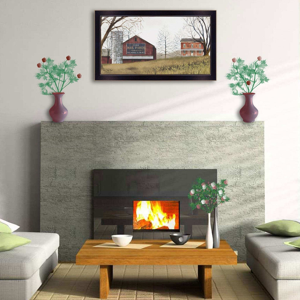 Mail Pouch Barn 6 Black Framed Print Wall Art - Homeroots - Flyclothing LLC