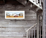 Autumn on Farm 1 White Framed Print Wall Art - Homeroots