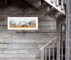 Autumn on Farm 1 White Framed Print Wall Art - Homeroots