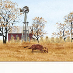 Autumn on Farm 1 White Framed Print Wall Art - Homeroots