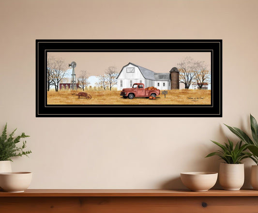 Autumn On Farm 2 Black Framed Print Wall Art - Homeroots