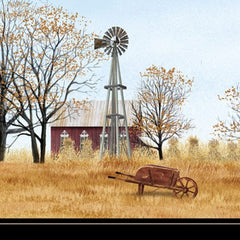 Autumn on Farm 4 Black Framed Print Wall Art - Homeroots