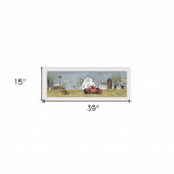 Spring On The Farm 3 White Framed Print Wall Art - Homeroots - Flyclothing LLC