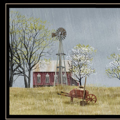 Spring On The Farm 4 Black Framed Print Wall Art