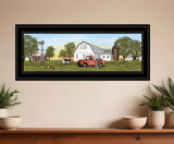 Summer on the Farm 2 Black Framed Print Wall Art - Homeroots