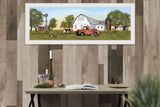 Summer on the Farm 3 White Framed Print Wall Art - Homeroots - Flyclothing LLC