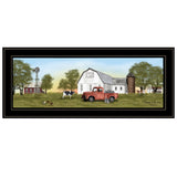 Summer on the Farm 4 Black Framed Print Wall Art - Homeroots