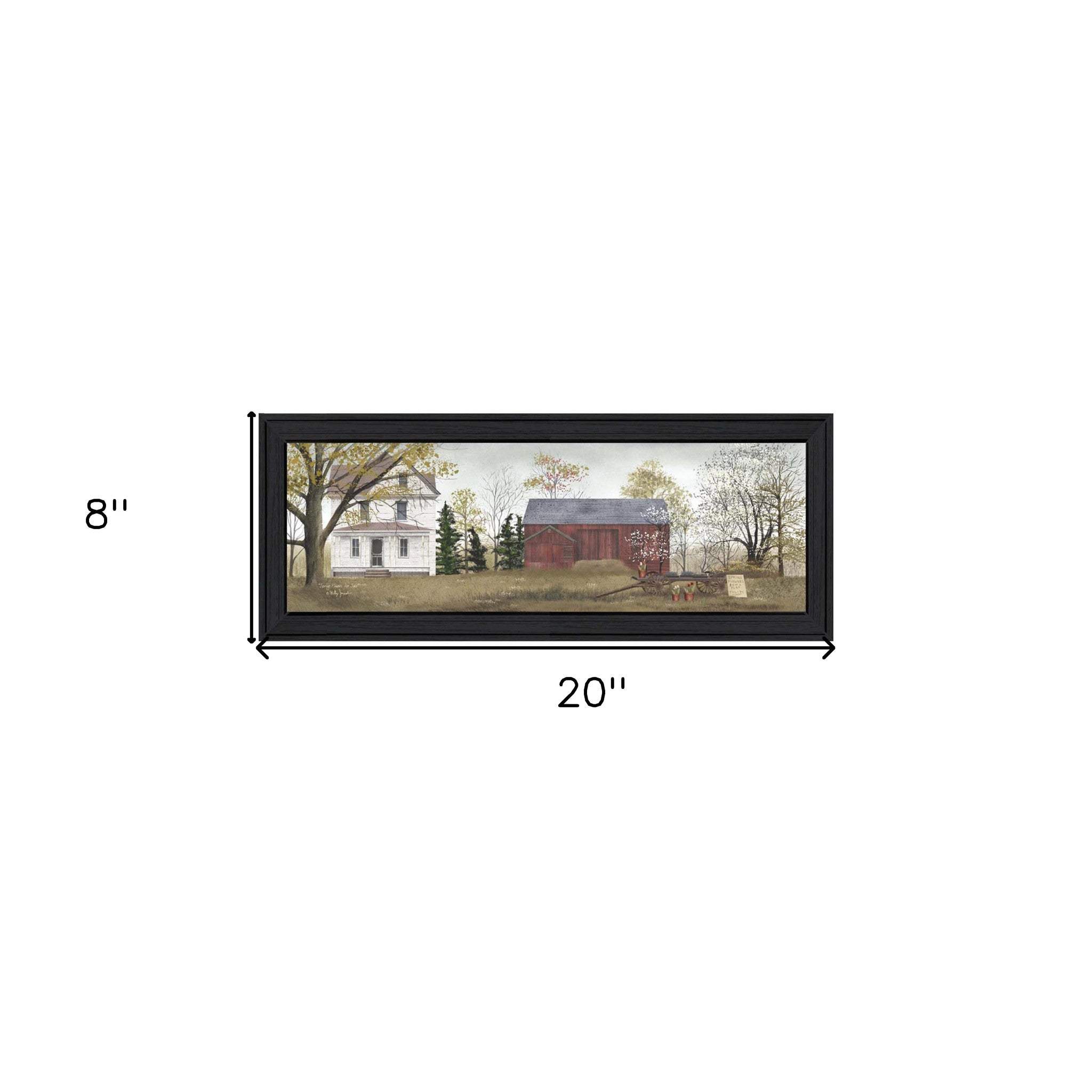 Spring Flowers For Sale 1 Black Framed Print Wall Art - Homeroots - Flyclothing LLC