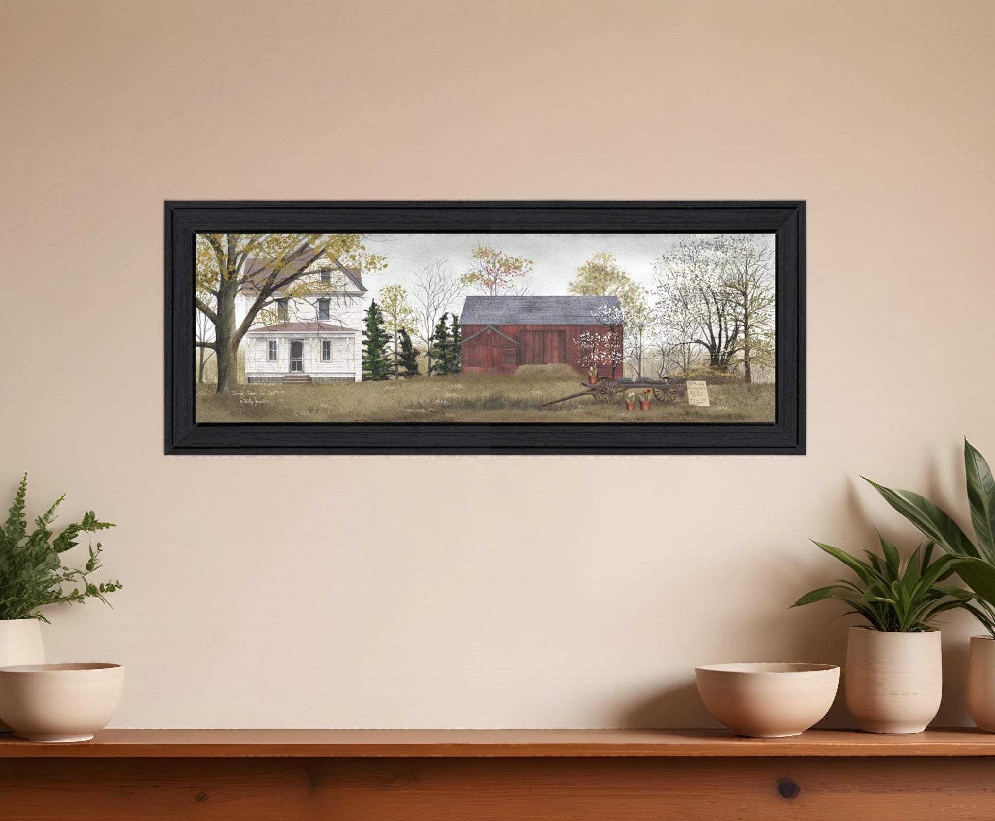 Spring Flowers For Sale 1 Black Framed Print Wall Art - Homeroots - Flyclothing LLC