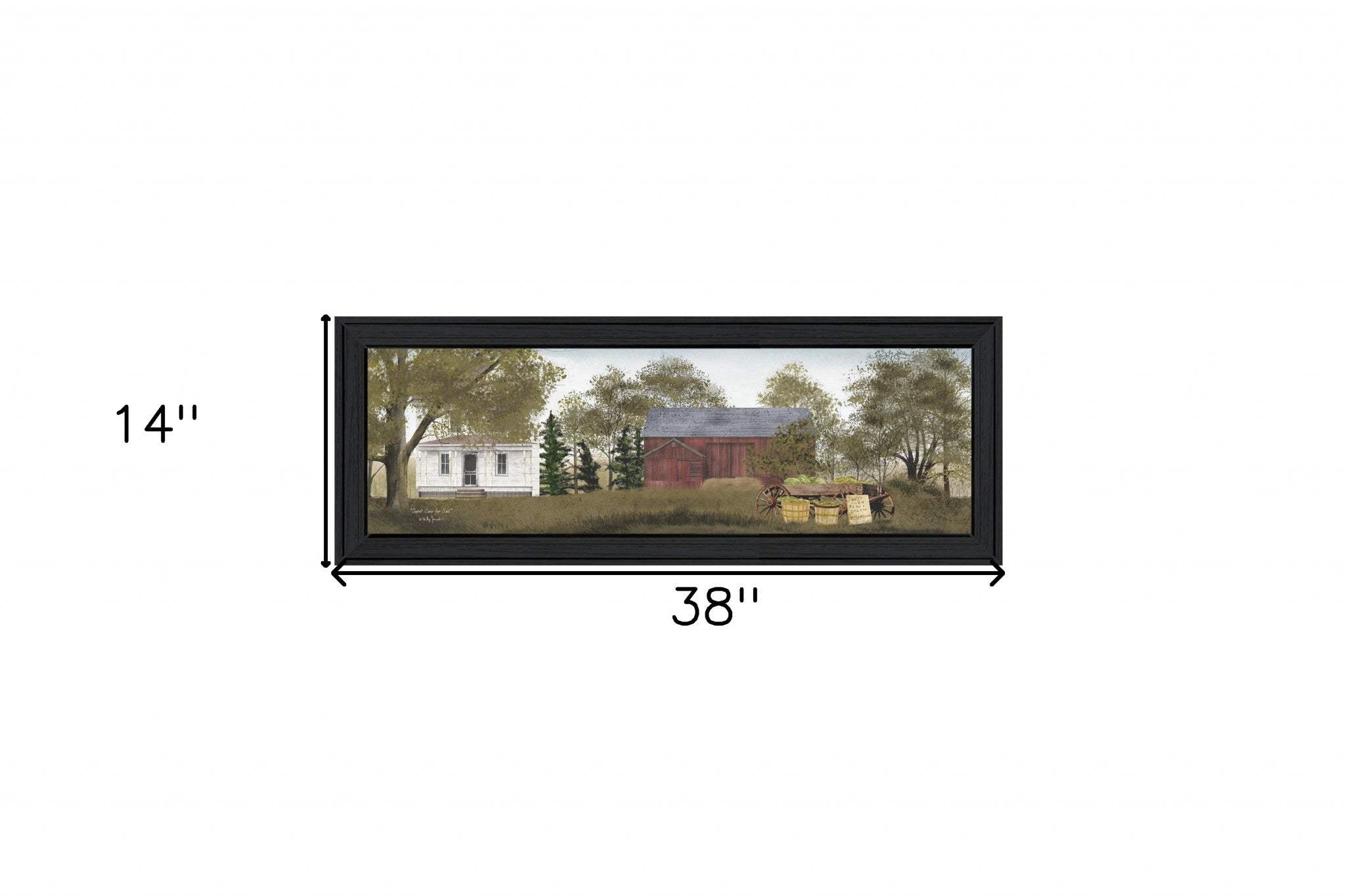 Sweet Corn For Sale 1 Black Framed Print Wall Art - Homeroots - Flyclothing LLC