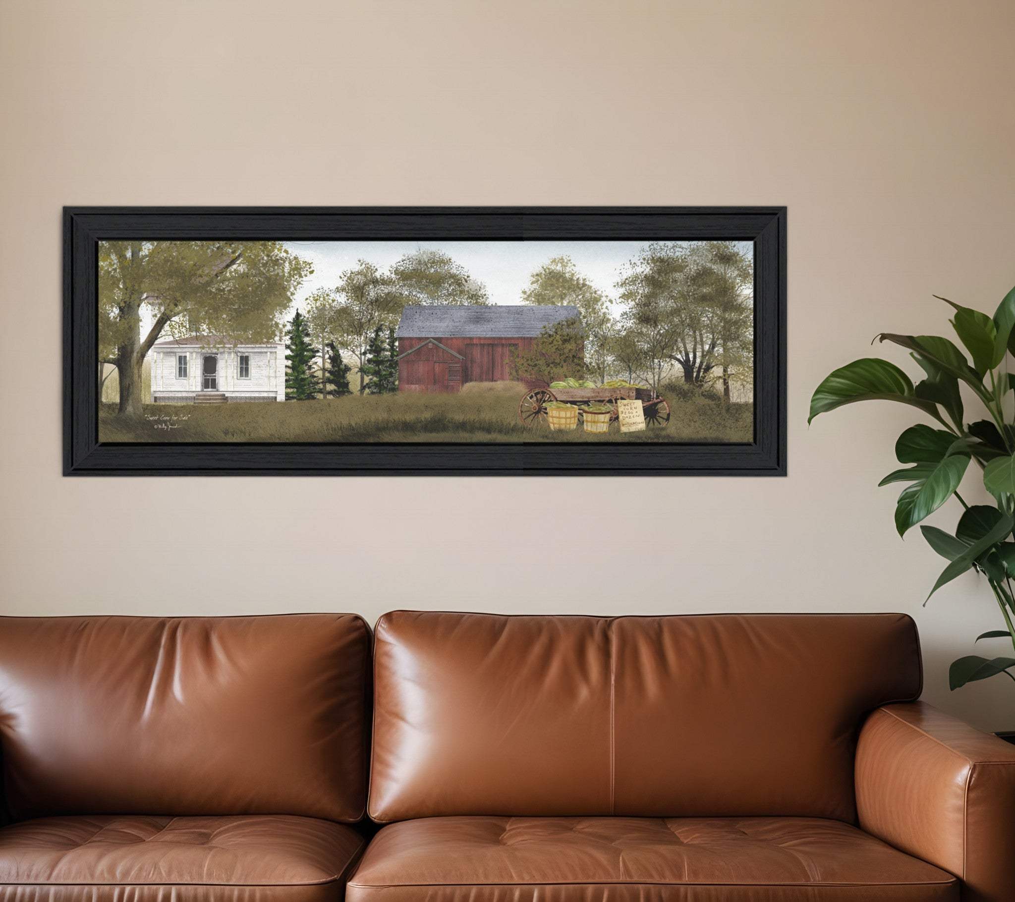 Sweet Corn For Sale 1 Black Framed Print Wall Art - Homeroots - Flyclothing LLC