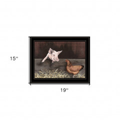 Bacon and Eggs 2 Black Framed Print Wall Art - Homeroots