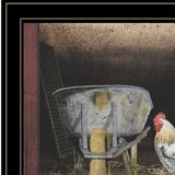 Chicken Feed 2 Black Framed Print Wall Art - Homeroots