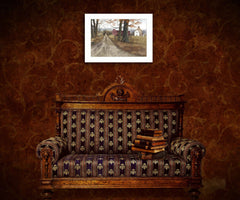 The Road Home 5 White Framed Print Wall Art - Homeroots