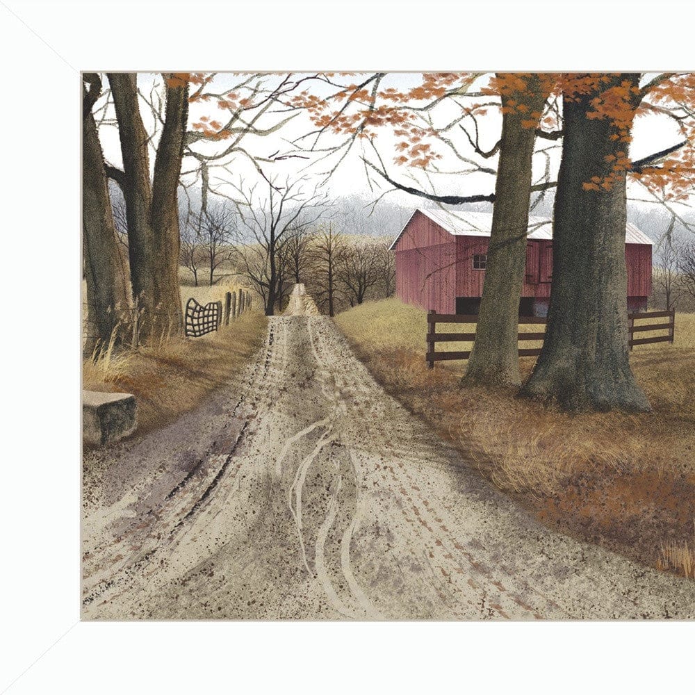 The Road Home 5 White Framed Print Wall Art - Homeroots