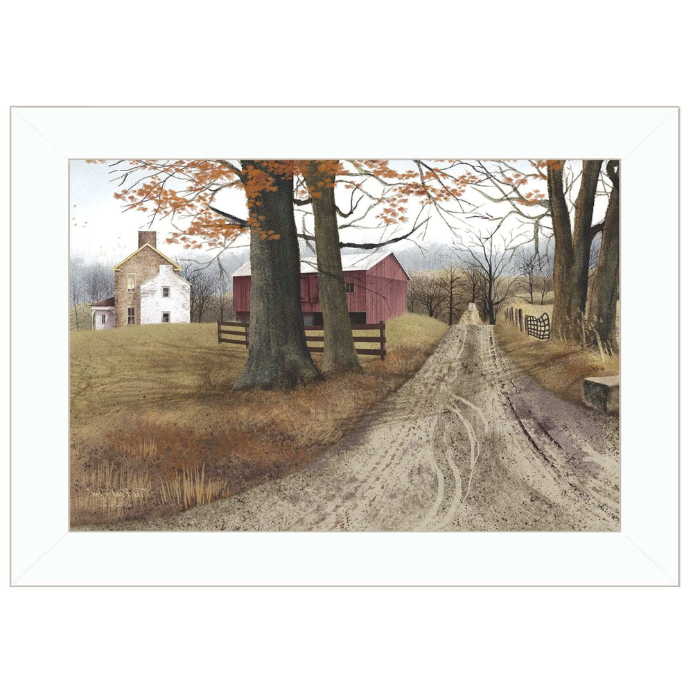 The Road Home 5 White Framed Print Wall Art - Homeroots - Flyclothing LLC