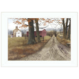 The Road Home 5 White Framed Print Wall Art - Homeroots - Flyclothing LLC