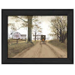 Headin Home 6 Black Framed Print Wall Art - Homeroots