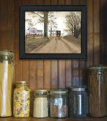 Headin Home 6 Black Framed Print Wall Art - Homeroots