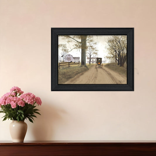 Headin Home 6 Black Framed Print Wall Art - Homeroots