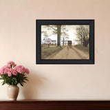 Headin Home 6 Black Framed Print Wall Art - Homeroots
