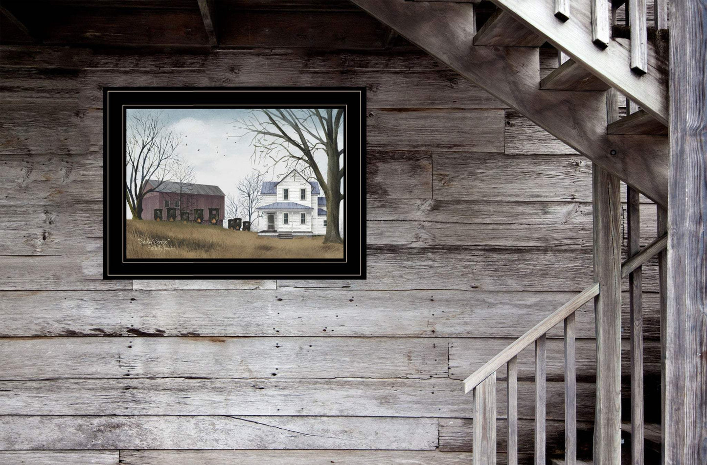 Sunday Service 2 Black Framed Print Wall Art - Homeroots - Flyclothing LLC