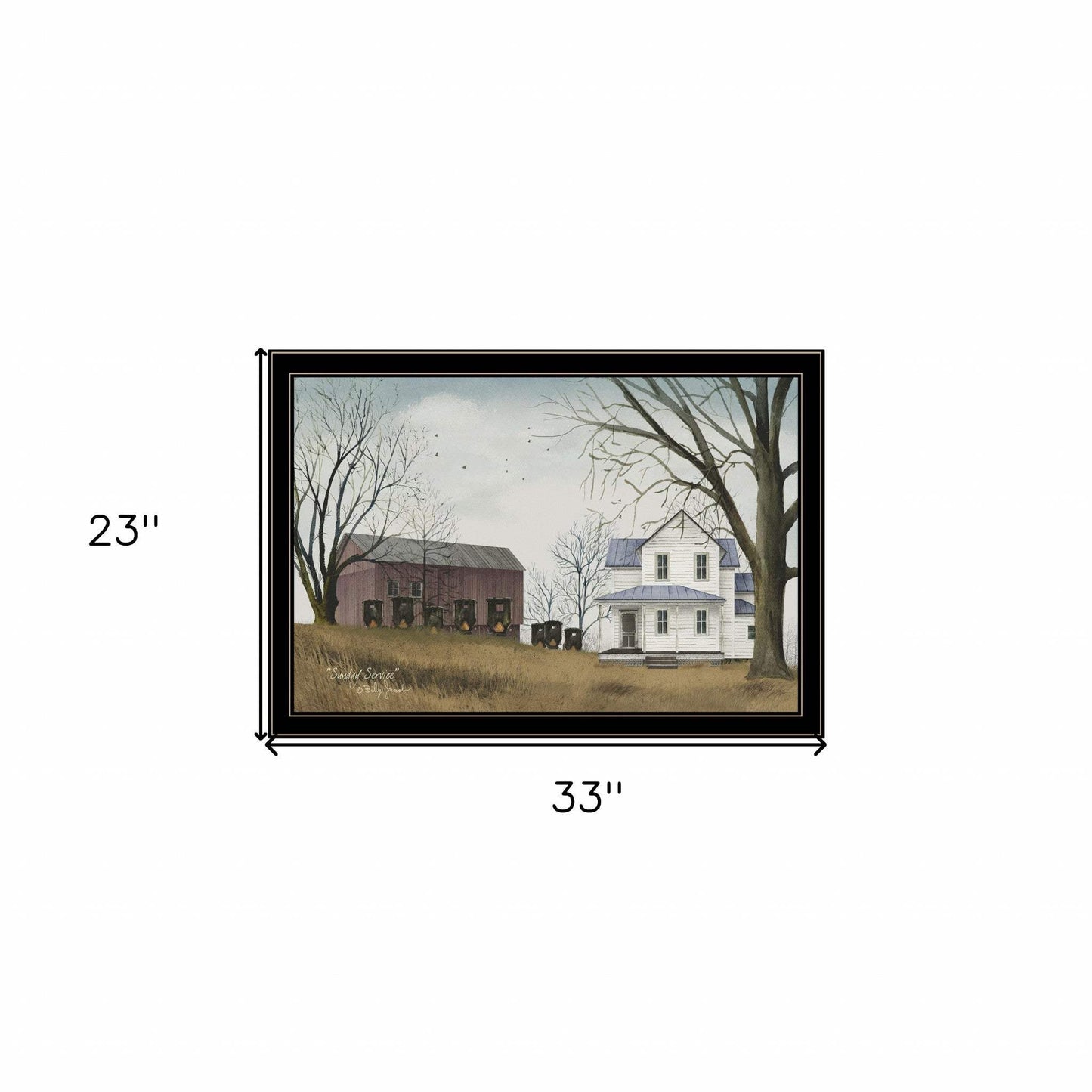Sunday Service 4 Black Framed Print Wall Art - Homeroots - Flyclothing LLC