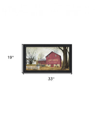 Antique Barn 7 Black Framed Print Wall Art - Homeroots