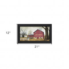 Antique Barn 4 Black Framed Print Wall Art - Homeroots
