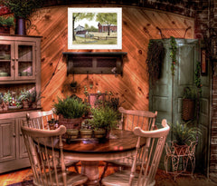 The Old Spring House 1 White Framed Print Wall Art - Homeroots