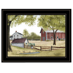 The Old Spring House 2 Black Framed Print Wall Art - Homeroots