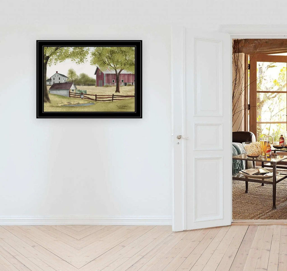 The Old Spring House 4 Black Framed Print Wall Art - Homeroots - Flyclothing LLC
