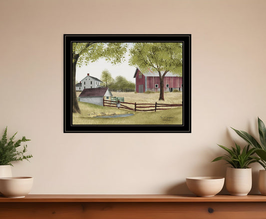 The Old Spring House 4 Black Framed Print Wall Art - Homeroots