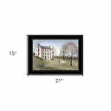 Spring at White House Farm 2 Black Framed Print Wall Art - Homeroots - Flyclothing LLC