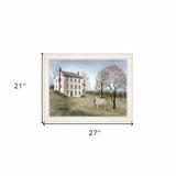 Spring At White House Farm 3 White Framed Print Wall Art - Homeroots - Flyclothing LLC