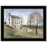 Spring at White House Farm 4 Black Framed Print Wall Art - Homeroots - Flyclothing LLC