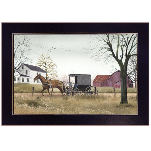 Goin to Market 4 Black Framed Print Wall Art - Homeroots