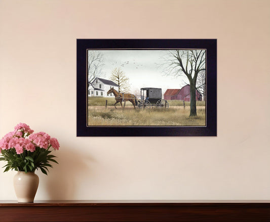 Goin to Market 4 Black Framed Print Wall Art - Homeroots