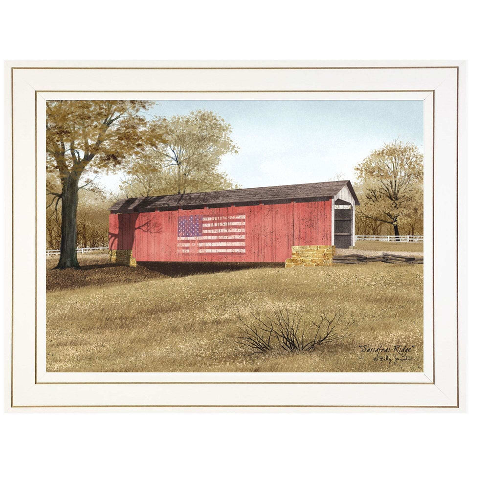 Sassafras Ridge 1 White Framed Print Wall Art - Homeroots - Flyclothing LLC