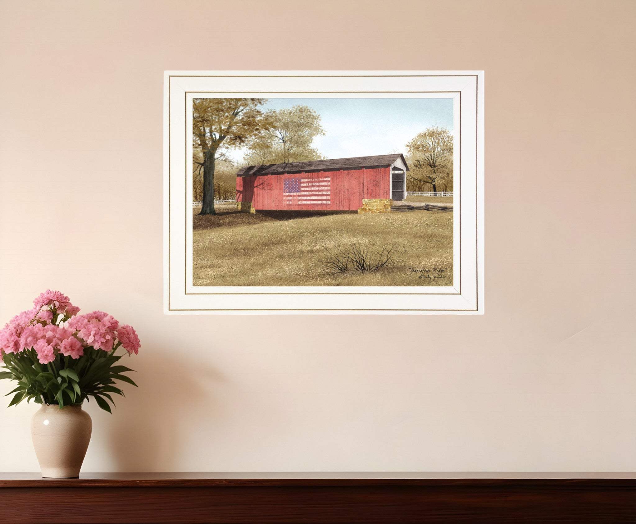 Sassafras Ridge 1 White Framed Print Wall Art - Homeroots - Flyclothing LLC