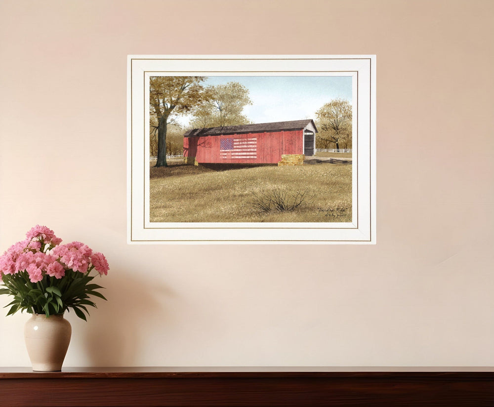 Sassafras Ridge 1 White Framed Print Wall Art - Homeroots