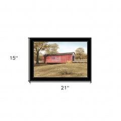 Sassafras Ridge 2 Black Framed Print Wall Art - Homeroots